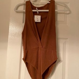 Rust colored bodysuit
